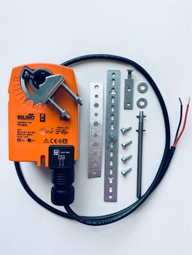 Retrozone TFB Kit 4,  Synchron-Enerstat, Lennox, Jackson, Retrozone, Young And Synchron motors:  38398L, 37789R, 38766R, 38929L, and 39154R, damper replacement motor, HVAC