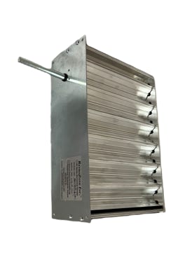 3085 Series Commercial Mechanical Rectangular Damper, rectangular dampers, mechanical damper, custom damper, hvac, air conditioning supplies, RetroZone