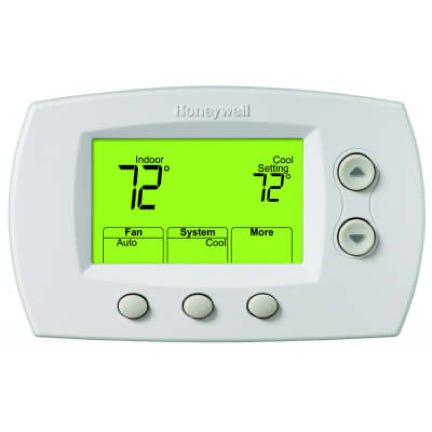 Honeywell TH6320R1004 Programmable Thermostat, Auto/Manual Selectable Heat and Cool, HVAC