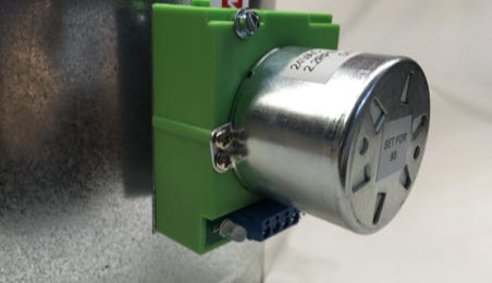 Durozone DRD Round Damper, HVAC, 3 wire damper motor, power conserving damper