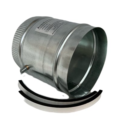 Retrozone super duty series commercial grade round dampers, HVAC, DuroDyne, Belimo, shipping included