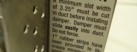 3151 Series Mechanical Rectangular Damper, rectangular dampers, mechanical damper, custom damper, hvac, air conditioning supplies, RetroZone
